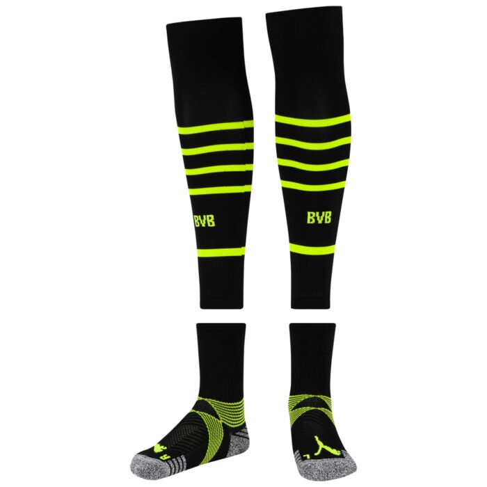Borussia Dortmund BVB PUMA Promo Hooped Football Socks 759104-05