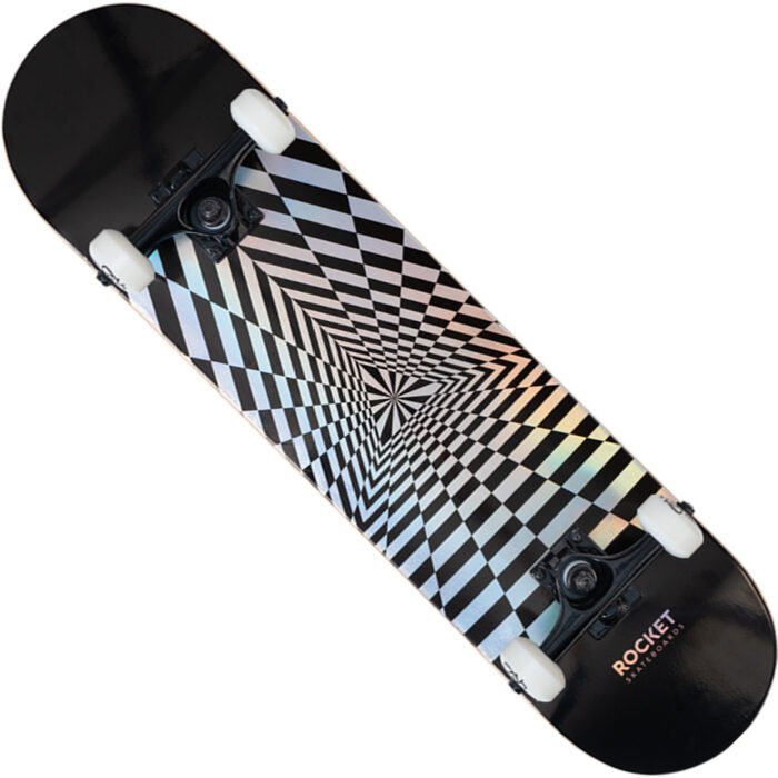 Rocket Prism Foil Silver 7.75" Skateboard RKT-COM-1554